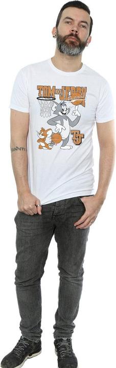 Produktbild Tom & Jerry Spinning Basketball TShirt aus Baumwolle (L)