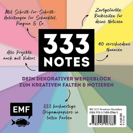 Productafbeelding 333 Origami Minis - Happy Paper - Je decoratieve omkeerbare onderlegger voor creatief vouwen en (704 x)