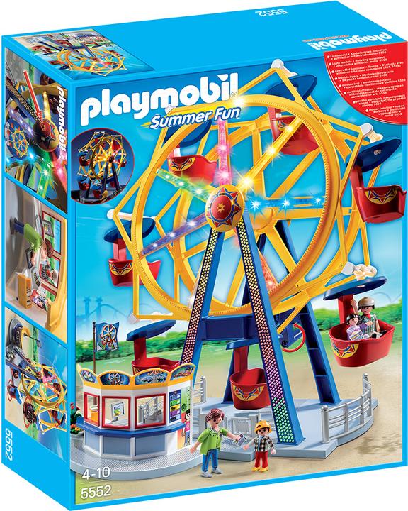 Actual product image Playmobil Ferris wheel with colourful lighting (5552)