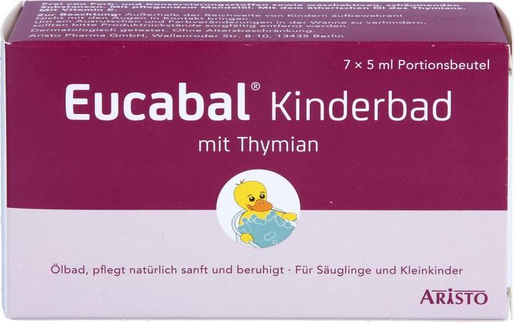 Produktbild Aristo Eucabal Kinderbad mit Thymian, 7X5 ml BAD (35 ml, Badeperlen)