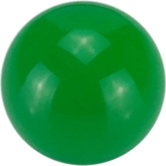 Produktbild Star Piercing Micro Kugel grün (ohne Messing, Chirurgenstahl 316L)
