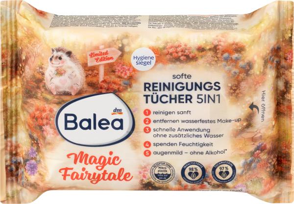 Produktbild dm Balea Reinigungstücher soft Magic Fairytale (Reinigungstücher Gesicht)