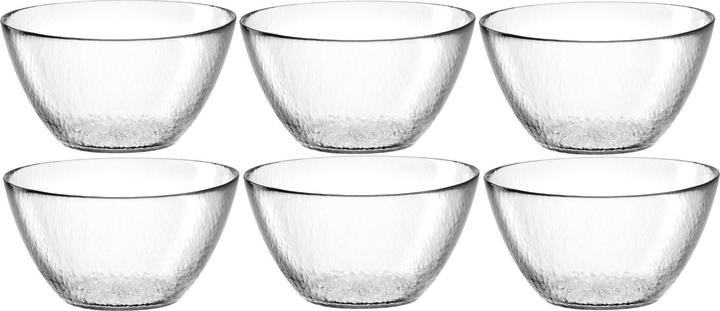 Leonardo Schale Attivo 6 Stück, Transparent (14 cm, 0.65 l, 6 x)