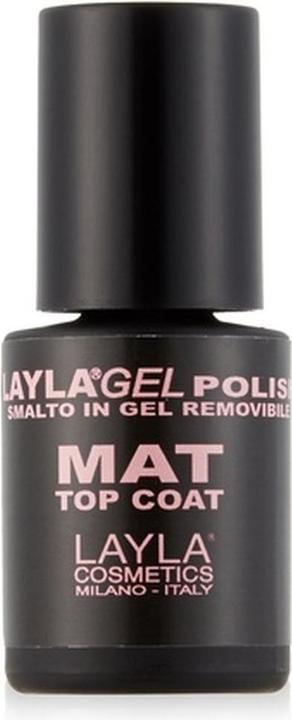 Layla Cosmetics Gel Polish Matte Top Coat 10ml (Mehrfarbig, Top Coat)