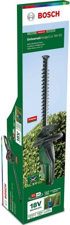 Actual product image Bosch Home & Garden UniversalHedgeCut 18V-50 (Rechargeable battery operated)