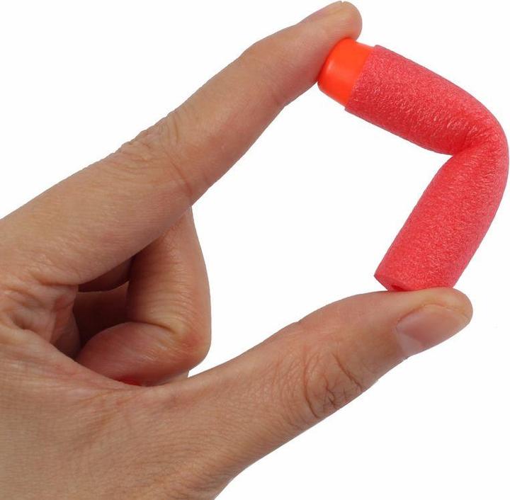 Image du produit Hermex Jeu de 100 fléchettes noires et rouges pour NERF N-Strike Elite