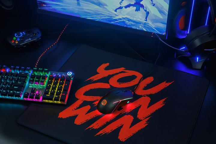 Immagine prodotto Canyon Mouse ottico da gioco Shadder GM-321, Instant 725F, materiale ABS, interruttore Huanuo a 5 milioni (Cablato)