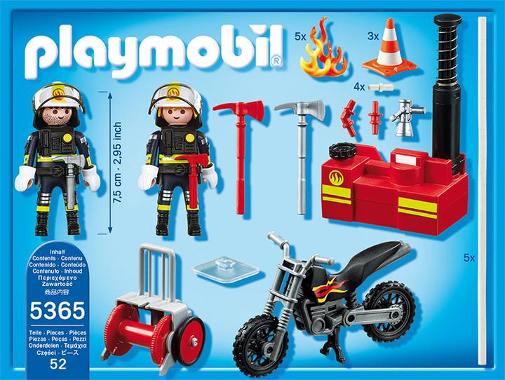 Produktbild Playmobil Feuerwehrmänner mit Löschpumpe (5365)