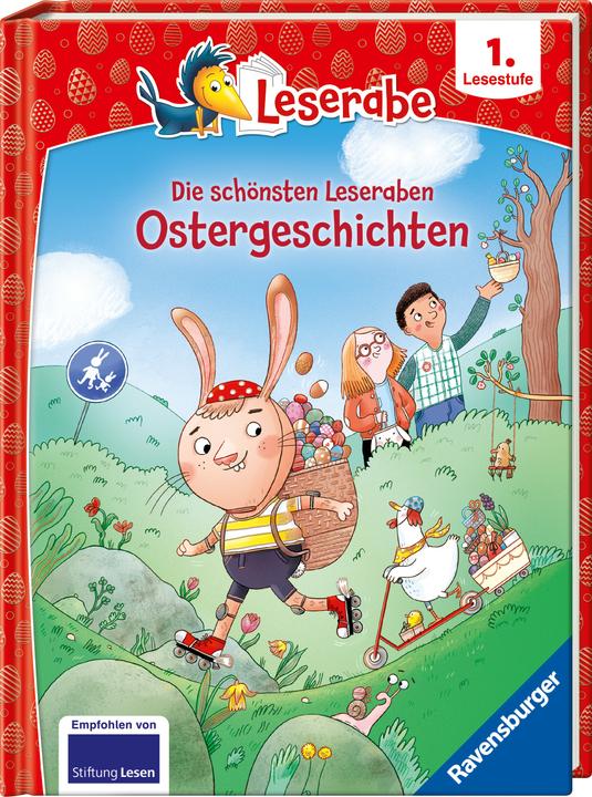 Produktbild Ravensburger Die schönsten Leseraben-Ostergeschichten - lesen lernen mit dem Leseraben - Erstlesebuch - (Deutsch, Dorothee Mahnkopf, Eleonore Gerhaher, Ina Hattenhauer, Martin Klein, Thomas Krueger, Thomas Krüger, Tino, 2025)