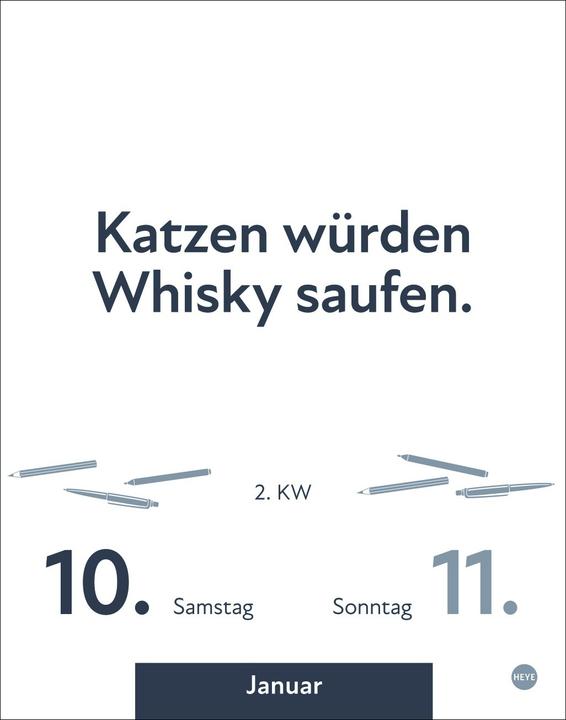 Actual product image Die besten Sprüche für lange Bürotage Tagesabreisskalender 2026 (11 x 14 cm)