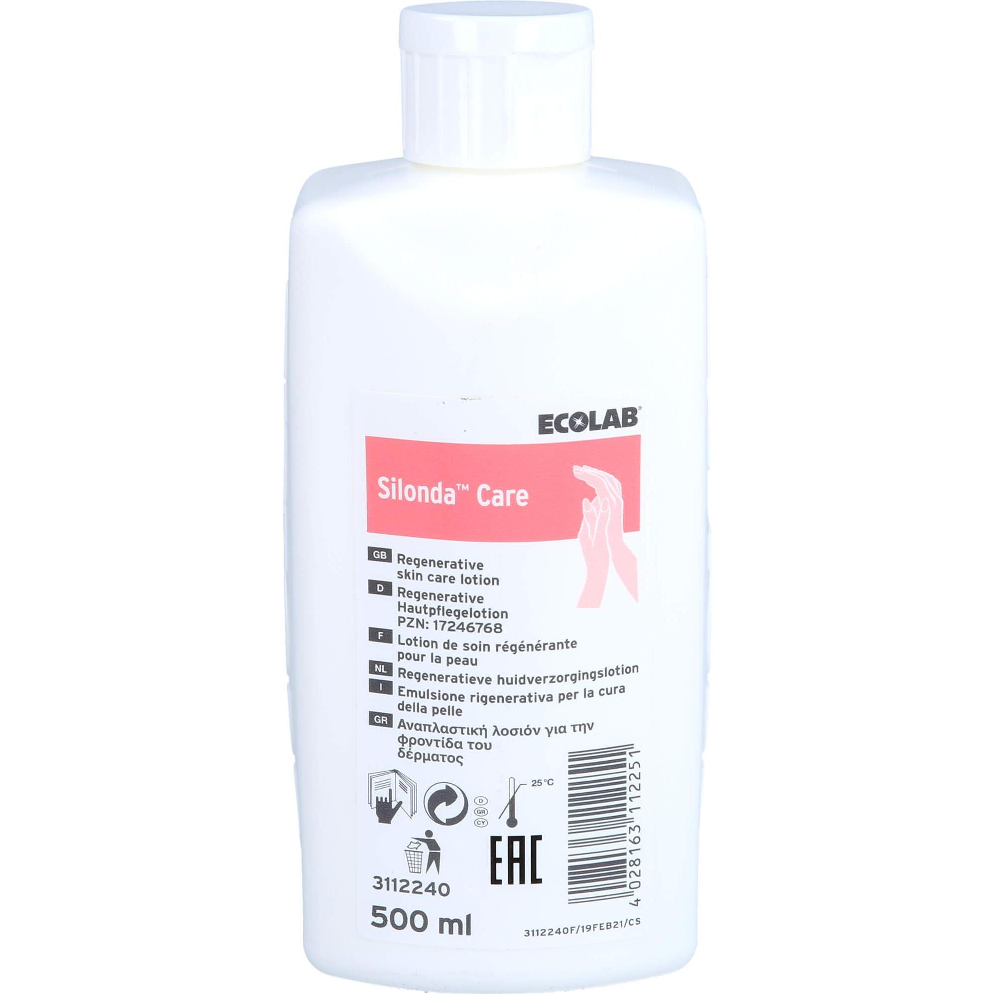 Ecolab, Bodylotion, Silonda Care, 500 ml LOT (Körperlotion, 500 ml)