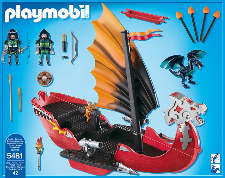 Produktbild Playmobil Drachen-Kampfschiff (5481)