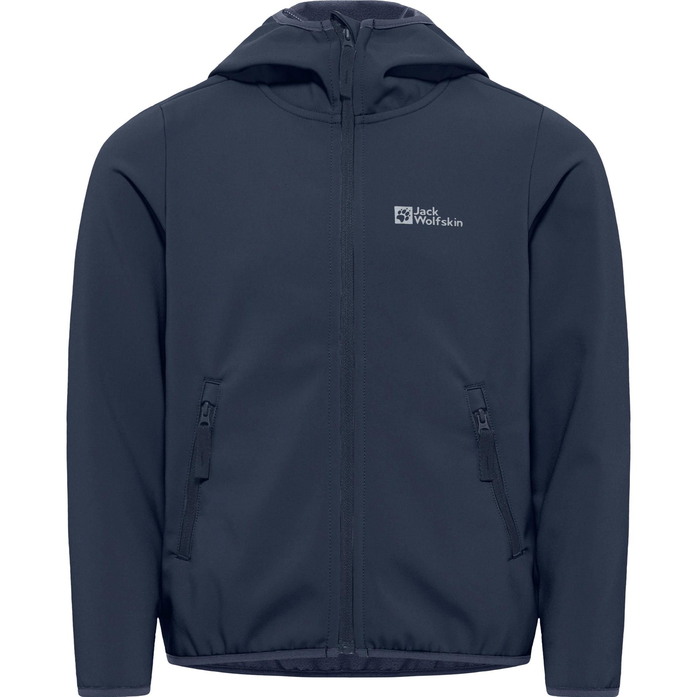 Jack Wolfskin, Unisex, Jacke, Kid's Fourwinds Jacket (104), Blau, 104