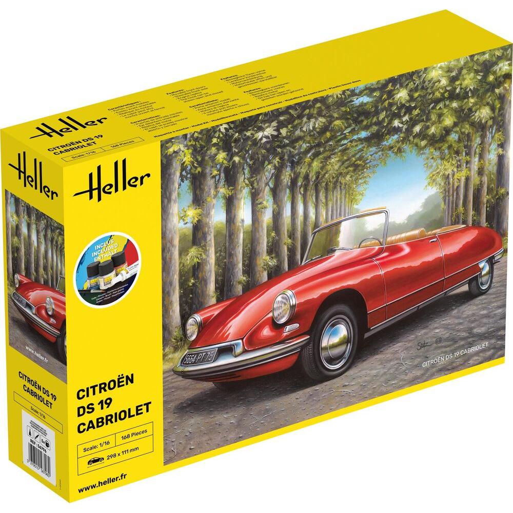 Heller STARTER KIT Citroen DS 19 Cabriolet