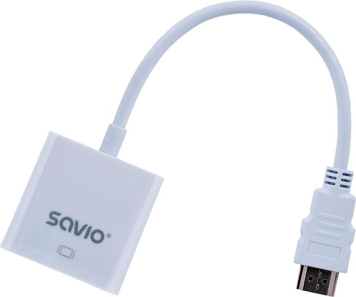 Actual product image Savio CL-27 Video Cable Adapter VGA (D-Sub) HDMI Type A (Standard) (VGA, HDMI, 20 cm)