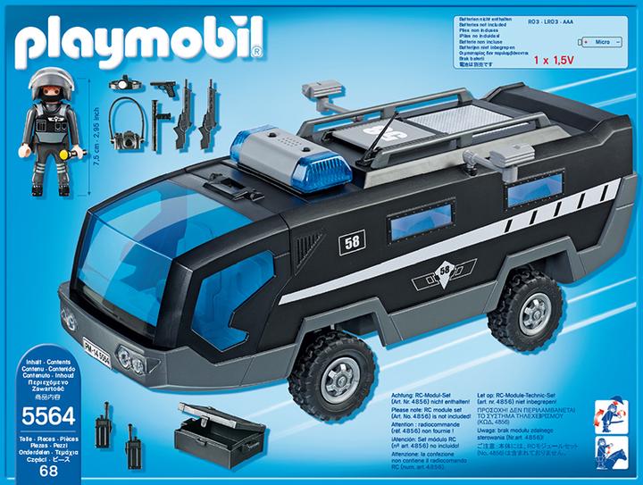 Actual product image Playmobil SEK emergency truck with light and sound (5564)