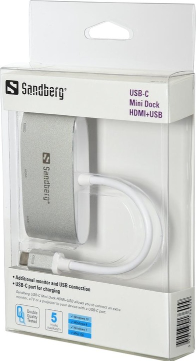 Immagine prodotto Sandberg 136-00 (USB-C, 3 Porti)