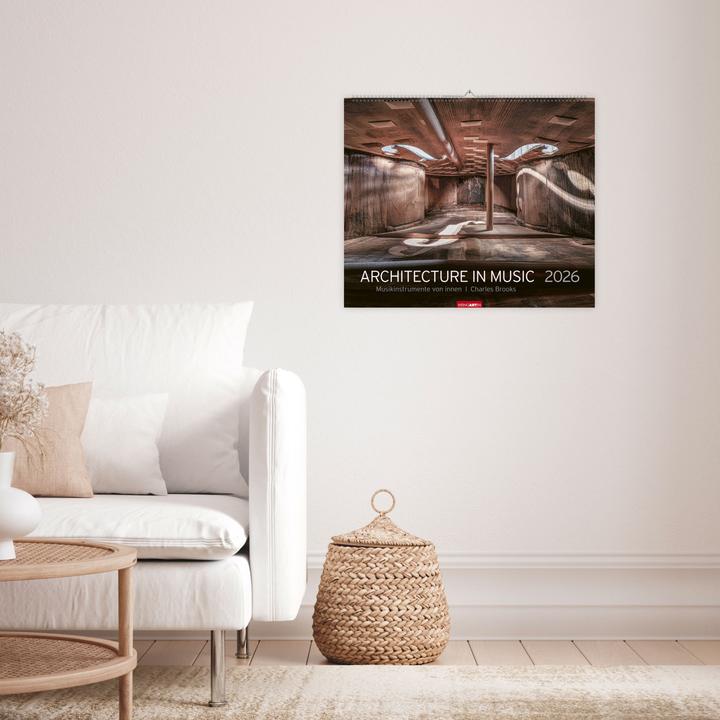 Produktbild Architecture in Music Kalender 2026 - Musikinstrumente von innen (55 x 46 cm)