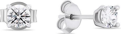 Produktbild Brilio Silver - Silver stud earrings with clear zircons EA580/1/2/3/4W - Diameter: 0.7 cm