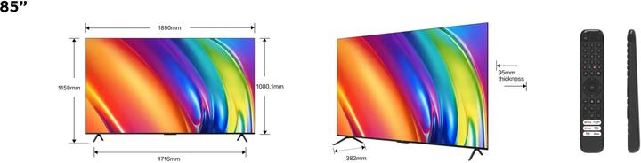 Produktbild TCL 85P745 (85", LED, 4K, 2023)