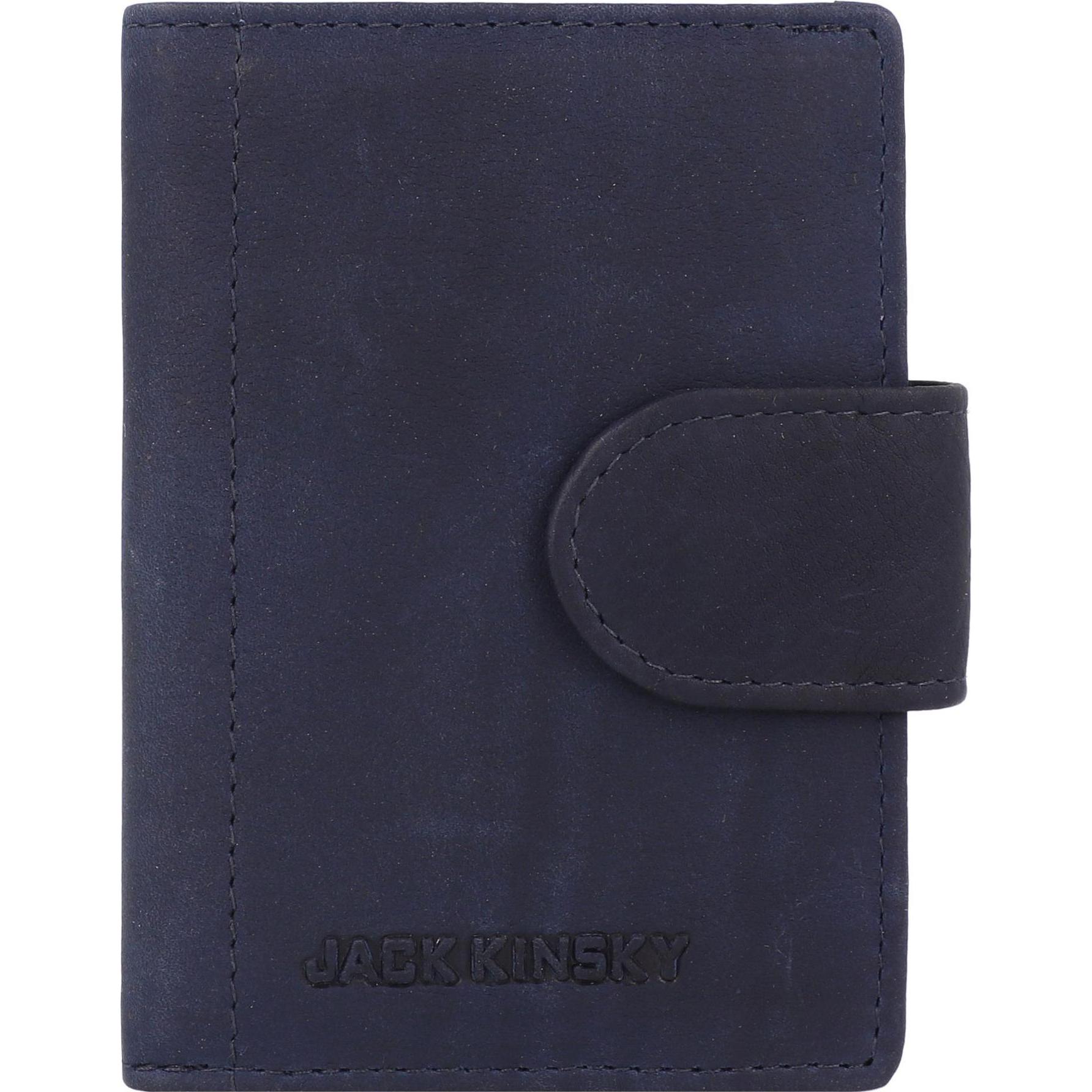 Jack kinsky, Herren, Portemonnaie, Aruba 500 Geldbörse RFID Schutz Leder 7.5 cm, Blau