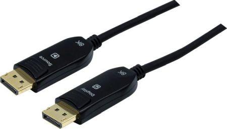 Produktbild Exertis Connect DisplayPort 1.4 Glasfaser Hybridkabel, 8K, DisplayPort St./ DisplayPort St., 50,0 m (50 m, DisplayPort, 1.4)