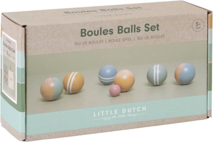Actual product image Little Dutch Boule game made of FSC wood (6 x)