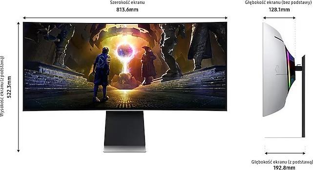 Productafbeelding Samsung Odyssey OLED G8 - G85SB (3440 x 1440 pixels, 34")