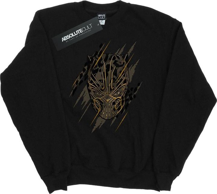 Produktbild Schwarzer Panther Gold Kopf Baumwolle Sweatshirt (M)
