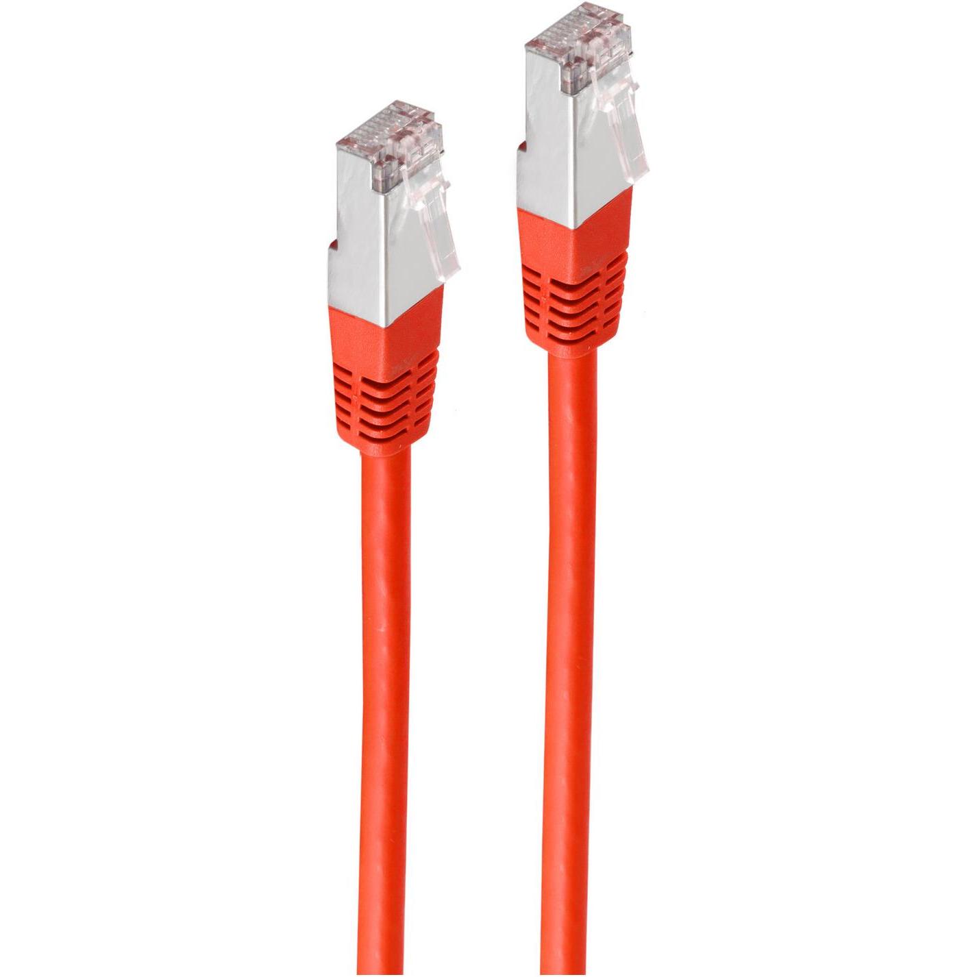 Shiverpeaks -BASIC-S--Netzwerkkabel-Patchkabel, cat 6, S/FTP, PIMF, Halogenfrei, rot, 0,25m (S/FTP, CAT6, 0.25 m), Netzw...