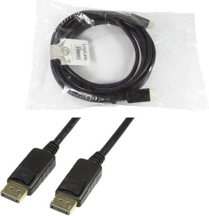 Immagine prodotto LogiLink DisplayPort — DisplayPort (5 m, DisplayPort, 1.2)