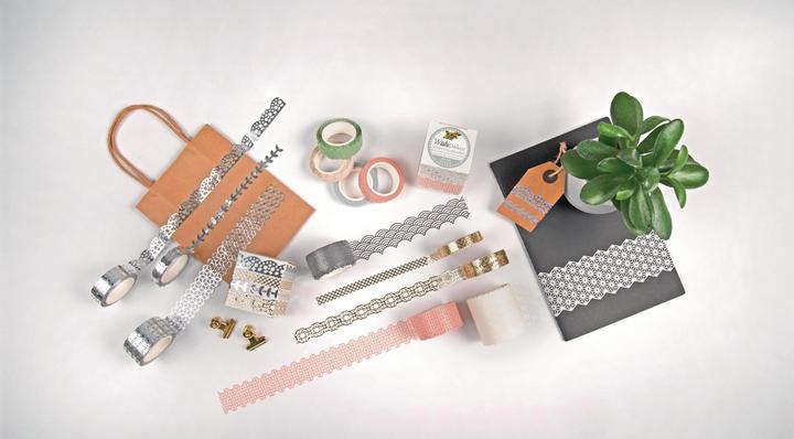 Produktbild Folia Washi Dekor Spitzenbordüre Set