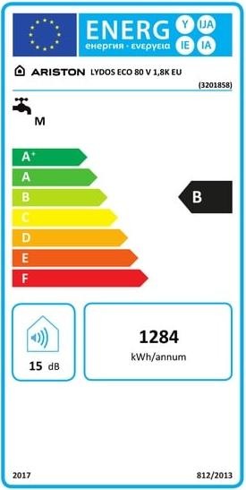 Label énergétique Ariston Lydos Eco