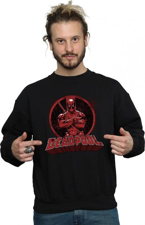 Produktbild Deadpool Crossed Arms Logo Sweatshirt (S)