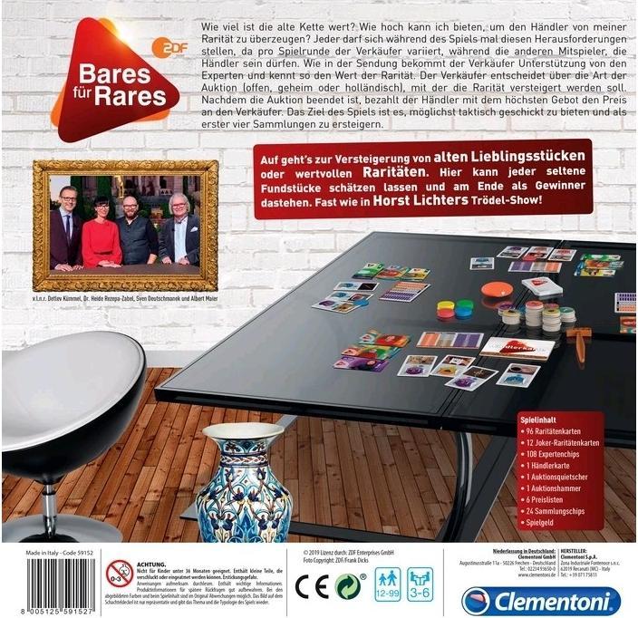 Produktbild Clementoni Bares für Rares (Deutsch, 3 - 6 Spieler)