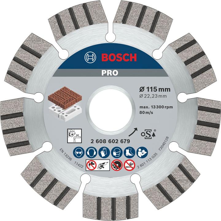 Produktbild Bosch Professional Zubehör PRO Abrasive Diamanttrennscheibe, 115 x 22,23 mm