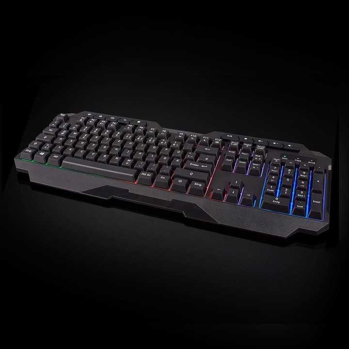 Produktbild Nedis Wired Gaming Keyboard | USB Type-A | Folientasten | LED | QWERTZ | DE-Layout | Netzkabellänge: (DE, Kabelgebunden)