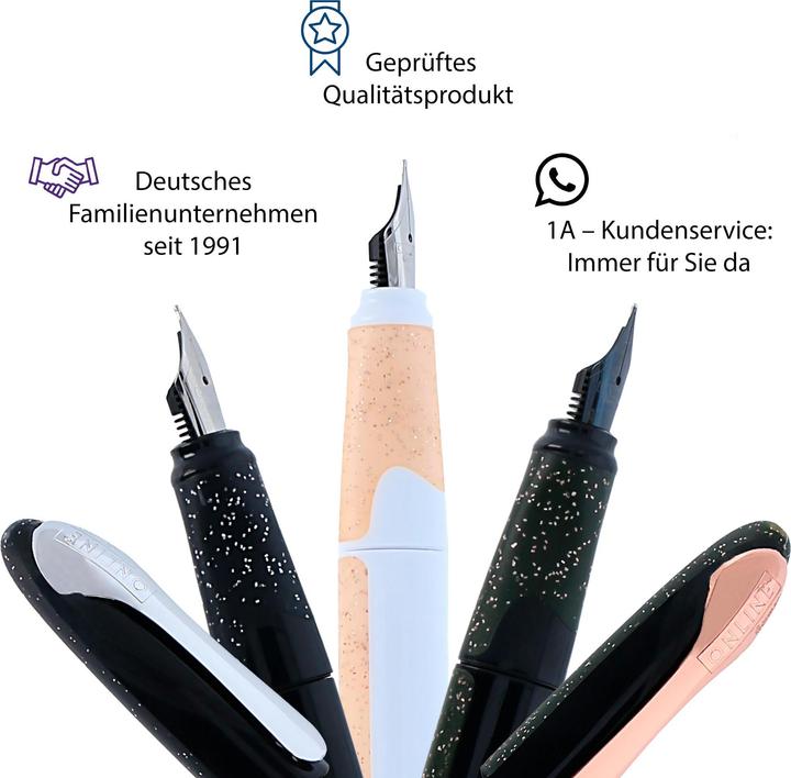 Image du produit Online Air Rose M 20166/3D White Rose stylo-plume (Blanc)