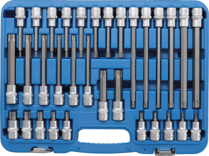 Actual product image BGS Bit Socket Set 12.5 mm (1/2") Drive T-Star (for Torx) 32 pcs.
