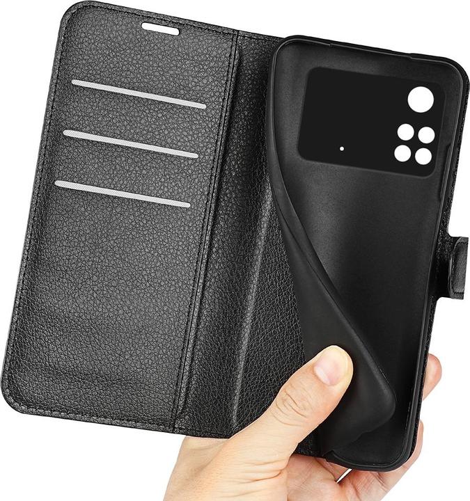 Actual product image Screenguard Xiaomi Poco M4 Pro 4G Leather Guard Leather Case (Xiaomi Poco M4 Pro)