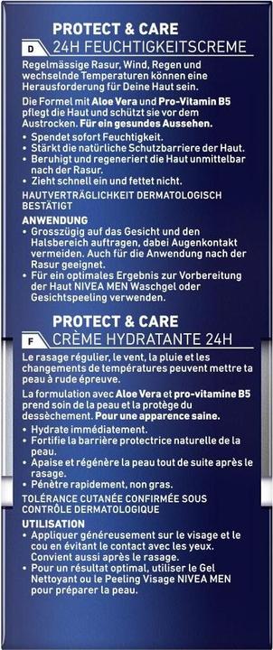 Produktbild NIVEA MEN Protect & Care Feuchtigkeitscreme (75 ml, Tagescreme)