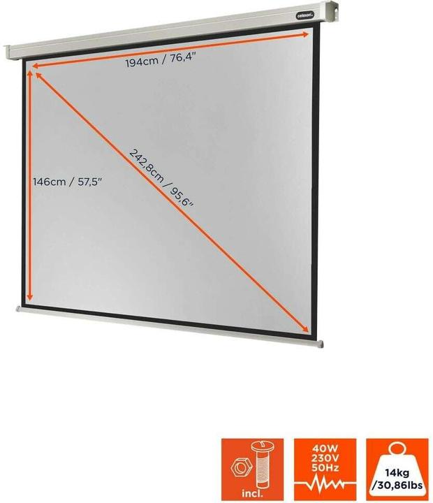 Produktbild Celexon Motor Professional, Leinwand, 4:3 (93.70", 4:3)