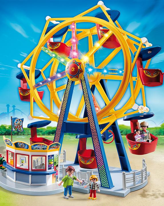 Actual product image Playmobil Ferris wheel with colourful lighting (5552)