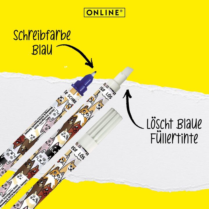 Produktbild Online Tintenlöscher Fluffy Cats