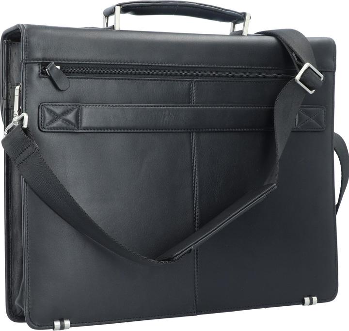 Produktbild Esquire Oxford Aktentasche Leder 40 cm Laptopfach (15", Universal)