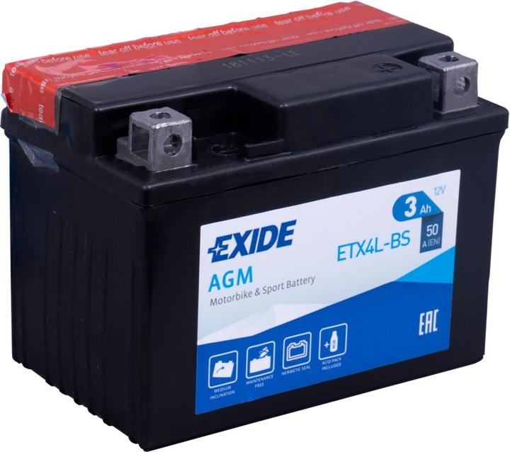 Actual product image Exide Agm (12 V, 3 Ah, 50 A)