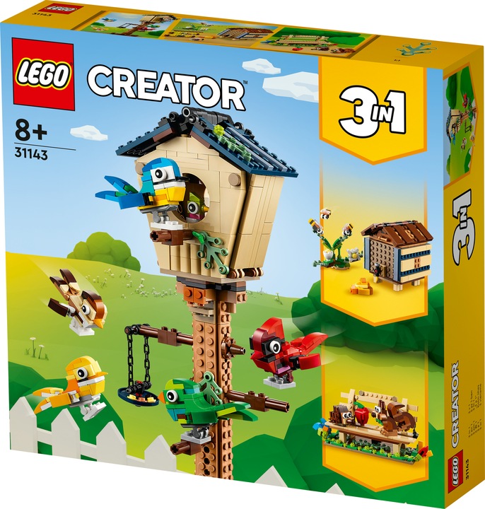 Image du produit LEGO Creator - Maisonnette à oiseaux (31143, LEGO Creator 3-in-1)