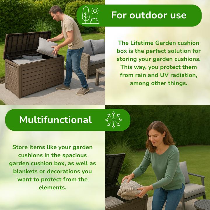 Actual product image Eddy Cushion box 420l taupe
