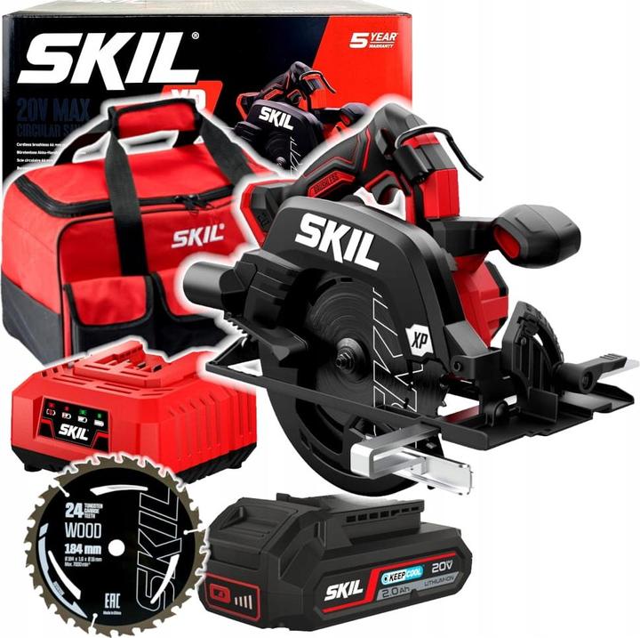 Actual product image Skil 20V 3571 FA 184mm cordless circular saw (without battery bag)