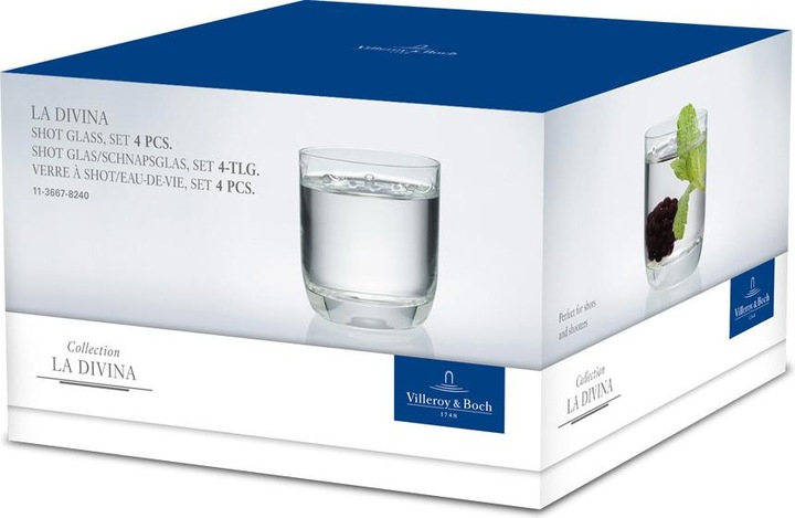 Produktbild Villeroy & Boch Schnapsglas (0.40 dl, 4 x, Schnapsgläser + Shotgläser)